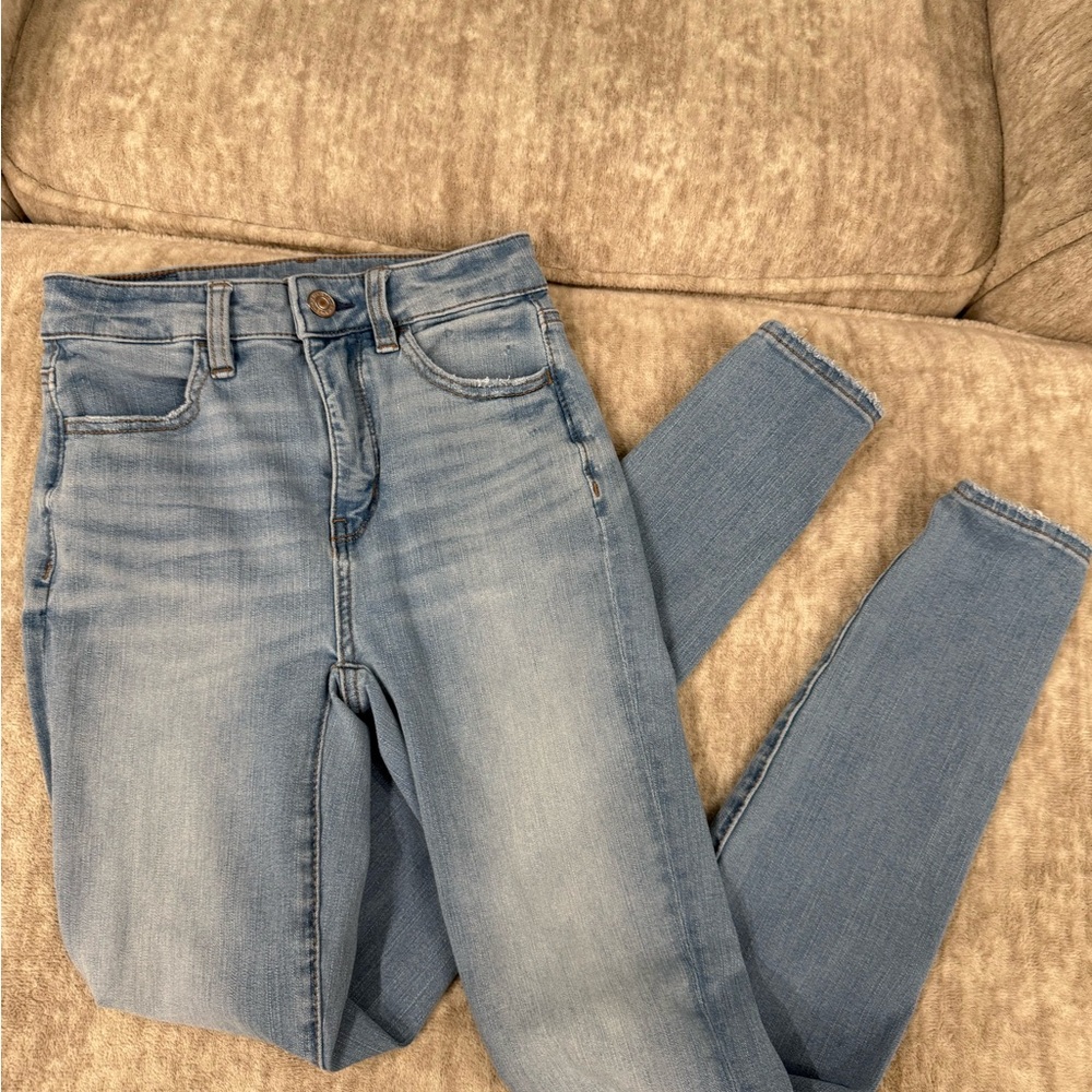 American Eagle Outfitters Light Blue Skinny Jeans - Dream Jeans